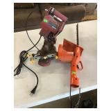Chain Saw Sharpener And Hedge Trimmer