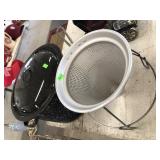 Strainer And Enamel Pot