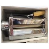 Pasta Machine For Use With Polymer Clays