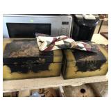 Small Trunks (2) And Pillow Slip