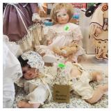 The Broadway Collection Doll, & 1 Green Glass