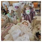 The Wimbledon Collection Doll & A Porcelain Doll.