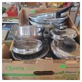 Large Assortment Of Pots & Pans.