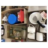 Mugs, Glass Bottles, Containers And Glasses