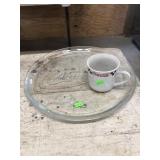 Coca-cola Plate And Coffee Cup