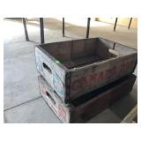 Canada Dry And 7-up Crates