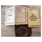 Indiana Statehood Buckle