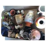 Porcelain Miniature Pots And Assortment