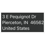 LOCATION: 3 E Pequignot Dr Pierceton, IN  46562