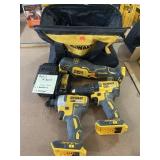 Dewalt 20v three tool combo kit includes battery