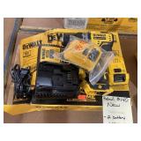 Dewalt 12 V drill driver includes 2 batteries and