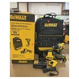 Dewalt To talk combo kit with backpack includes