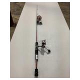 Micro lite fishing rod and reel broken rod