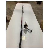 Offshore Angler fishing rod and reel broken tip