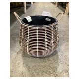 Rattan Basket 16 in. high 16 in. diameter