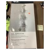 Tension pole shower caddy