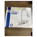 Pull down kitchen faucet, missing hardware and