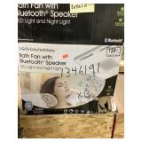 Bass fan with Bluetooth speaker LED light and