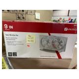 9 inch Twin window fan