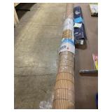 Exterior shade 72x96 damaged and window blind