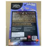 Led lighted animated spider