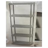 Project Source five tIer shelving unit