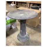 24 inch concrete birdbath