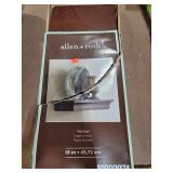 18 wall shelf, cracked, missing hardware