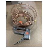 Copper line and stapler