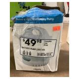 Battery operated utility pump