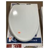 18.5 toilet seat white