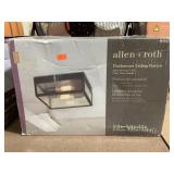 Allen and Roth flushmount ceiling fixture