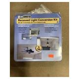 Recessed light conversion kit