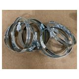 4 In. Worm Gear Clamps, 10 Ct.