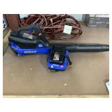 Kobalt 40v Max blower, with battery and charger