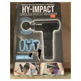 Hy-Impact cordless muscle massager