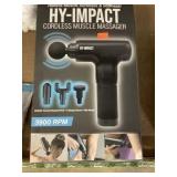 Hy-Impact cordless muscle massager