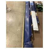 Assorted vertical blinds, window blinds