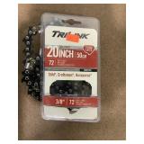 20 in. 3/8 in. 72 drive links, chainsaw blade