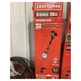 Craftsman 2 cycle 25cc 17 in Weed trimmer curved