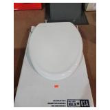 18.5 in. Elongated Toilet Seat, complete