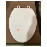 18.5 inch toilet seat white