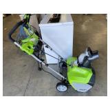 Greenworks 20 inch electric snowthrower