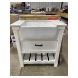 Allen and Roth 30 inch vanity with mirror sink