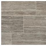 Stonehollow Smoky Taupe 12 in. x 24 in. Glazed
