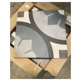 Harmony Aruba Bloom Blue 8-3/4 x 8-3/4 in,