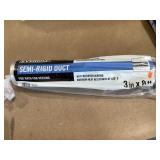 3 in x 8 ft semi-rigid duct