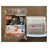 Inline Draft Blocker, 4 In Louvered Exhaust Cap