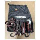 Husky Tie Downs, No Ratchets, 4 Ct. With Bag