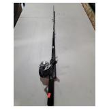 Stampede rod and reel, broken cast button